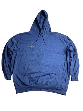 ATC The Authentic T-Shirt Company Blue Hoodie Pronto Logo Size 3XL